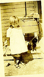 Margarete Henke Dettmann as young girl